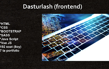 Frontend dasturlash 